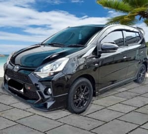 Bali car rental toyota agya